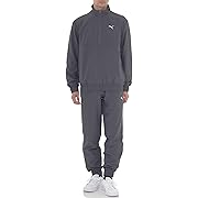 【ポイント49%還元】PUMA(プーマ) ジャージ 上下セットウーブン ハーフジップ メンズ ギャラクティック グレー Mサイズ