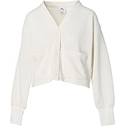 【ポイント73%還元】PUMA(プーマ)カーディガン AUTUMN ニット レディース ホワイト XLサイズ