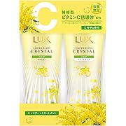 LUX (ラックス) スーパーリッチクリスタル ミモザ シャンプー コンディショナー（トリートメント） ポンプセット 450g+450g
