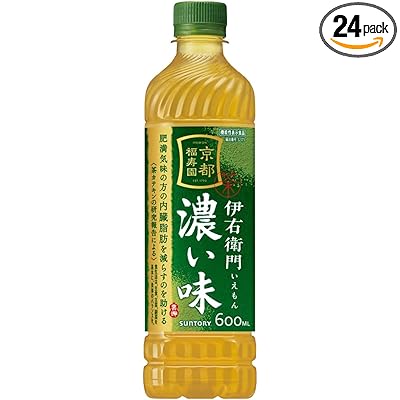 【内蔵脂肪を減らす】サントリー 緑茶 伊右衛門 濃い味 600ml×24本65.3円/本　送料無料【機能性表示食品】
