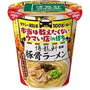 日清食品 タクシー運転手100名に聞いた本当は教えたくないウマい店 博龍軒監修豚骨ラーメン 95g×12個