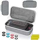 【50%OFF】【1,199円】 DUXICEPIN Nintendo Switch 2 耐衝撃 大容量 キャリングケース ガラスフィルム スティックキャップ付き
