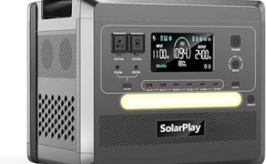 【61,999円】Solarplay ポータブル電源 大容量 2160Wh 急速充電対応
