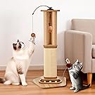 【10%OFF+50%OFF】【2,249円】 Odoland 知育玩具付き 猫爪とぎポール