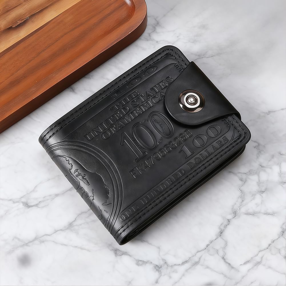 【187円】 Amazon Haul 米ドル柄 二つ折り財布 【送料無料】