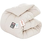 Keusnix 冬用掛けふとん セミダブル 170X210cm ベージュ