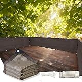 【50%OFF！】Tuosite 高密度ポリエチレン製 ベランダ 目隠しシート600×100cmが1,490円