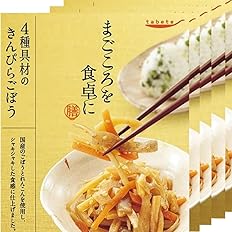 【44%OFF】【880円】 国分 tabete まごころを食卓に 膳 4種具材のきんぴらごぼう 70g×5個