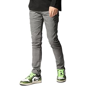 ARCADE メンズ ハイストレッチ 裏起毛 チノパン