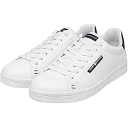 【ポイント10%還元】Tommy Hilfiger(トミーヒルフィガー) LANDISスニーカーブーツ メンズ ホワイト 27.5 cm[並行輸入品]