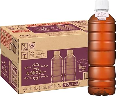 【20%OFF】アサヒ飲料 ルイボスティー ラベルレスボトル 500ml×24本 送料込1,438円(59.9円/本)