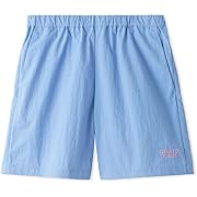 【ポイント52%還元】gelato pique(ジェラート ピケ)COOL HOMMEナイロンハーフパンツ メンズ ブルー Lサイズ