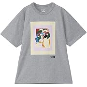 THE NORTH FACE(ザノースフェイス)半袖 カットソー TシャツCR Message Tee ユニセックス ミックスグレー Mサイズ