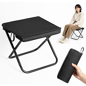 【70%OFF】【590円】 Puorsi コンパクト 耐重量260kg 折りたたみ椅子