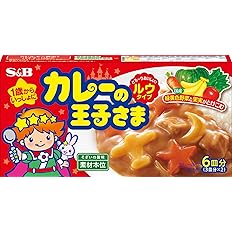 【スマイルSale】【973円（定期便876円）】 エスビー食品 カレーの王子さま ルウタイプ 80g×5個