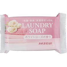 【41%OFF】【83円】 カネヨ石鹸 ランドリーソープ 洗たくせっけん 固形 ホワイトローズの香り 135g