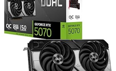 【93,788円】ASUS Dual GeForce RTX 5070 12GB GDDR7 OC Edition