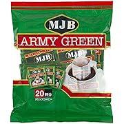 【20%OFF】MJB アーミーグリーンドリップコーヒー (7g×20p) ×2個