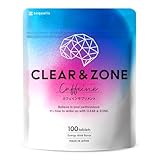 【50%+定期おトク便5%OFF！】CLEAR&ZONE カフェイン サプリ エナジードリンク風味 国内製造 100粒入が441円