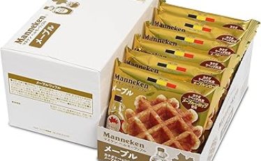 【822円】マネケン ベルギーワッフル メープル 6個入り