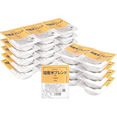 【15%OFF】by Amazon パックご飯 国産米 100% 低温製法米 200g×24個 送料込2,952円(おトク便3種で2,788円・116.2円/個)