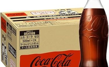 【1,997円】コカ・コーラ/コーラゼロ ラベルレス 500ml×24本