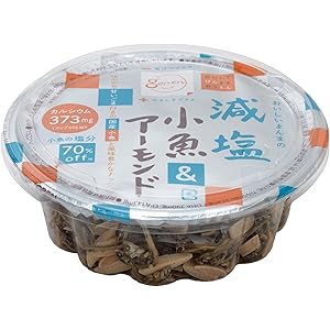 【57%OFF】【651円】 MD 減塩小魚&アーモンド カップ 65g×4袋