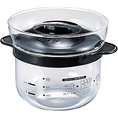 【40%OFF】【1,073円】 ハリオ ガラスのレンジご飯釜 1～2合 電子レンジ用 日本製