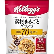 【70%OFF】ケロッグ 素材まるごとグラノラ 脂質70%オフ やさしい甘さのプレーン 350g ×6袋