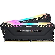 CORSAIR VENGEANCE RGB PRO DDR4 メモリ 32GB（16GB×2）最大3200MHz対応 Intel XMP対応 CL16 デスクトップPC用 ブラック