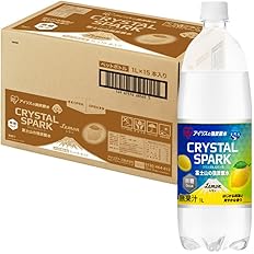 アイリスオーヤマ 静岡県産 富士山の強炭酸水 レモン 1000ml×15本