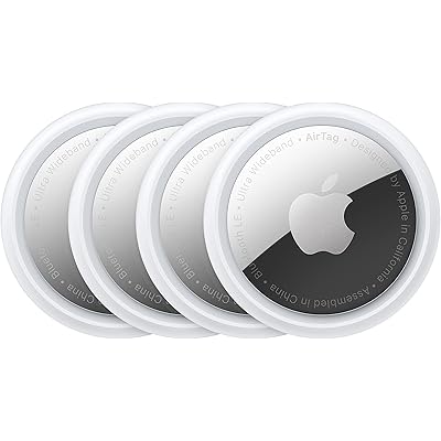 Apple 持ち物捜索スマートタグ AirTag(第1世代) 4個パック 送料込11,533円(2,883.3円/個)