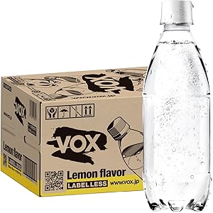 【値下げ】【1本49円】【1,182円】 VOX 強炭酸水 レモンフレーバー ラベルレス 500ml×24本