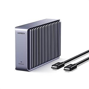 【クーポン割引】【22,229円】 UGREEN M.2 SSD 外付けケース Thunderbolt 5/4 8TB容量 UASP対応 【送料無料】