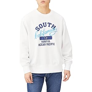 Ocean Pacific メンズ フロントロゴ トレーナー