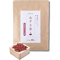 【スマイルSale】【47%OFF】【998円（定期便948円）】 福咲新堂 あずき茶 北海道産100％ ノンカフェイン ティーバッグ 4g×80包