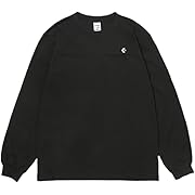 CONVERSE(コンバース)CHEST PK STAR PT LS TEE メンズ ブラック M Regularサイズ