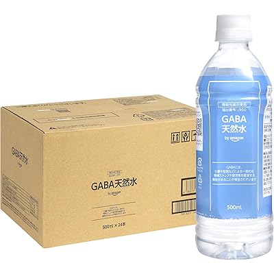 【機能性表示食品】by Amazon GABA天然水 500ml×24本 実質1,150円(47.9円/本) 送料無料【一時的なストレスや疲労感を軽減】