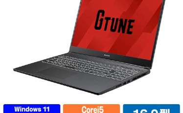 【199,800円】mouse G TUNE 16型ゲーミングノートパソコン RTX 5060 Laptop GPU搭載