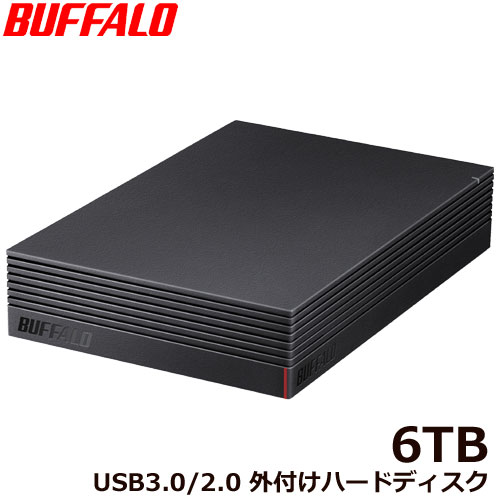 BUFFALO テレビ＆PC両対応 6TB 静音USB外付けハードディスク HD-NRLD6.0U3-BA 送料込18,800円