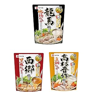 【47%OFF】【533円】 ヤマキ 偉人鍋つゆ 3～4人前×3個セット