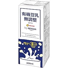 【限定プライムセール】【1,426円（定期便1,347円）】 by Amazon マルサン 有機豆乳無調整 200ml×24本