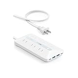 Anker USB Power Strip (10-in-1, 20W) 電源タップ 6個口 1.5m