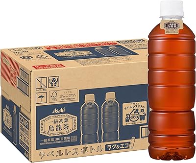 【20%OFF】アサヒ飲料 一級茶葉烏龍茶 ラベルレス 500ml×48本 送料込1,438円(59.9円/本)