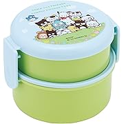 【ポイント54%還元】スケーター(Skater)2段 ランチボックス フォーク付き 丸型 500ml 日本製